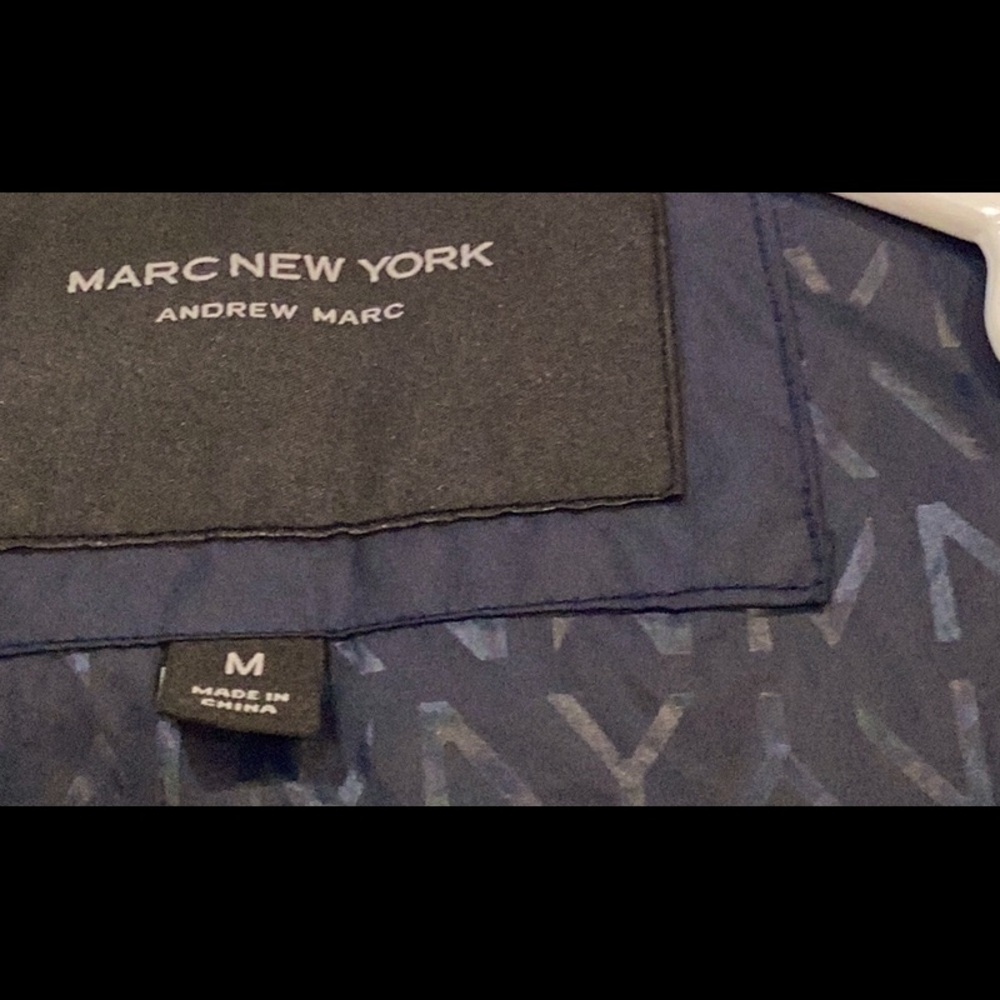 Excellent condition navy Mark, New York coat size medium